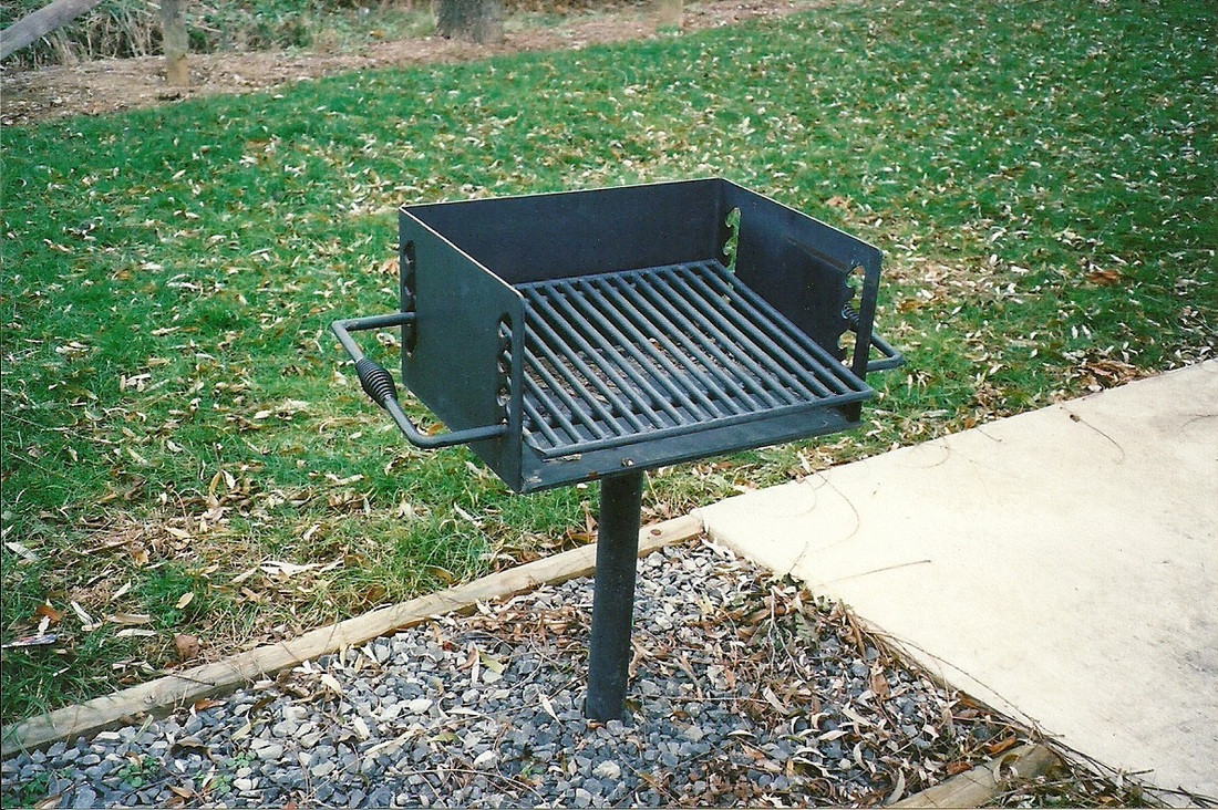 the charcoal bbq grill at the picnic pavilion at kidsgrove in selinsgrove pa