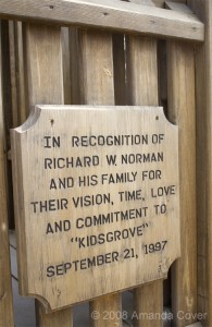 kidsgrove plaque dedicated to richard norman