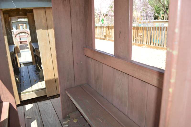 kidsgrove rr interior of caboose